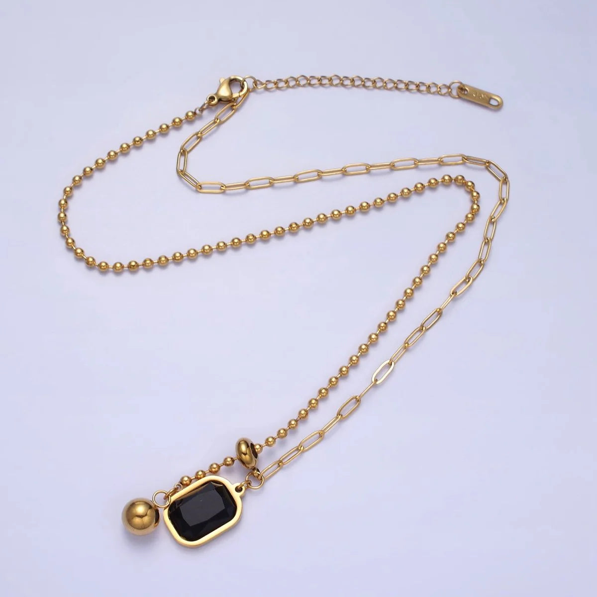 Black Stone Necklace